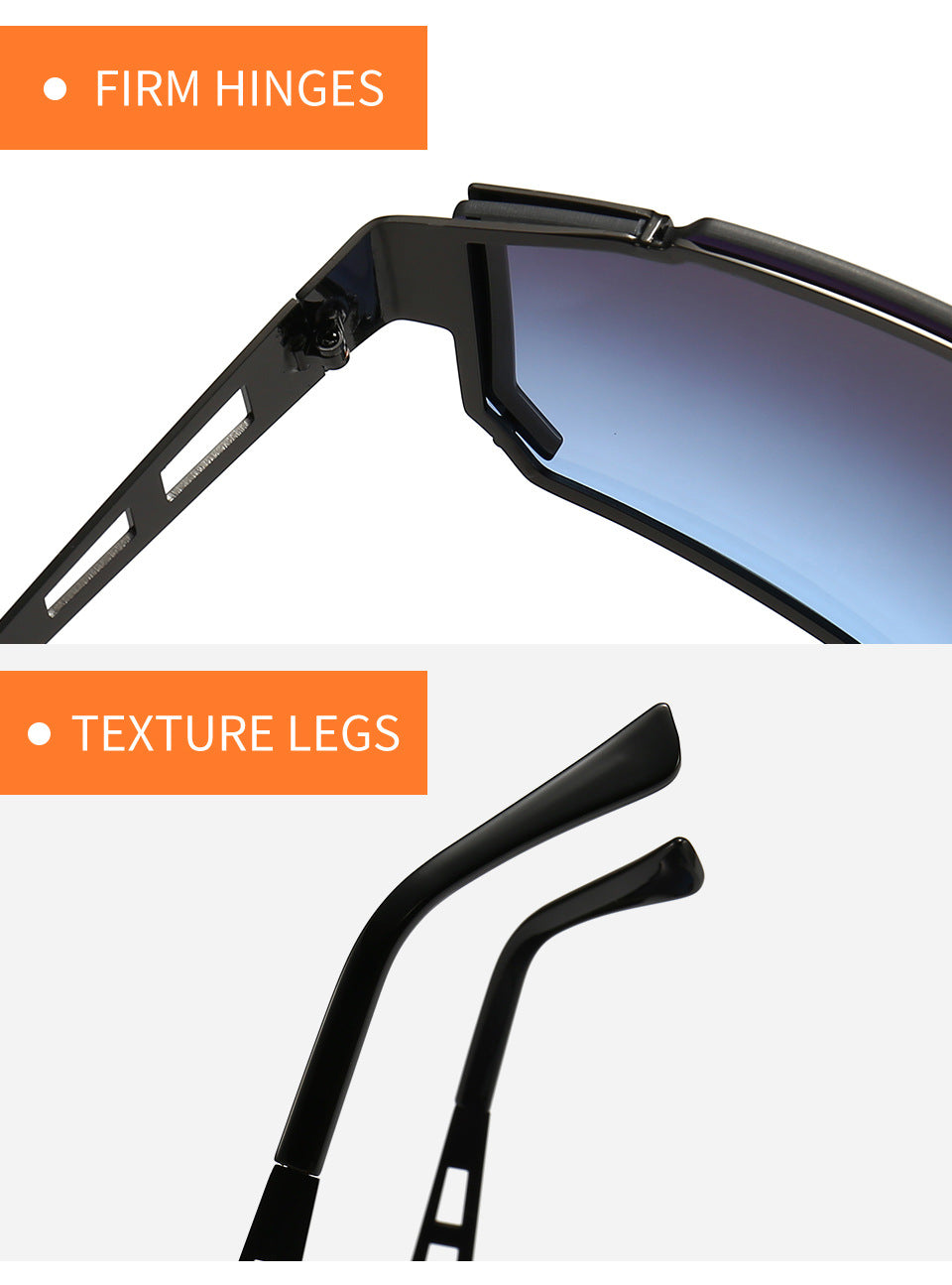 Stylish Men's Metal Sunglasses
