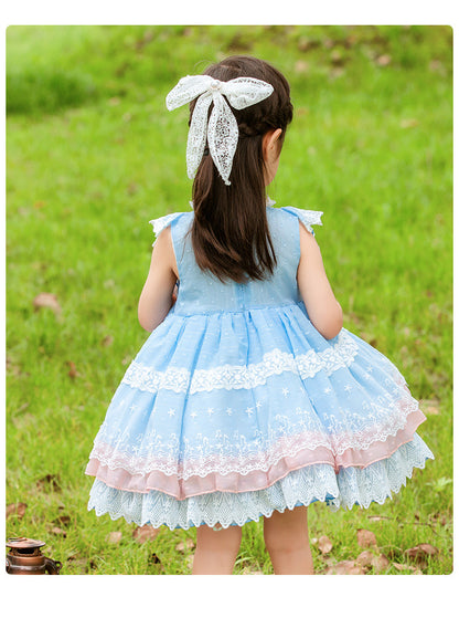 Girls' Wear Lolita Lolita Princess Vest Skirt Children's Mesh Tutu Skirt