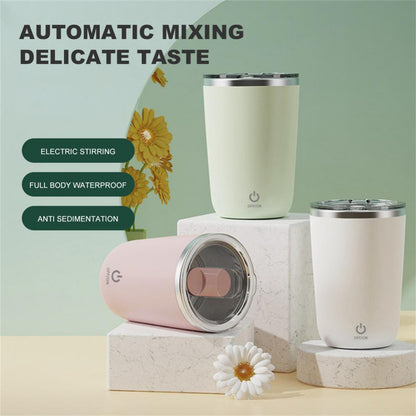 Automatic self-stirring mug