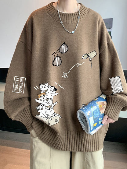 Fashion Winter Men's Thickened Sweater
