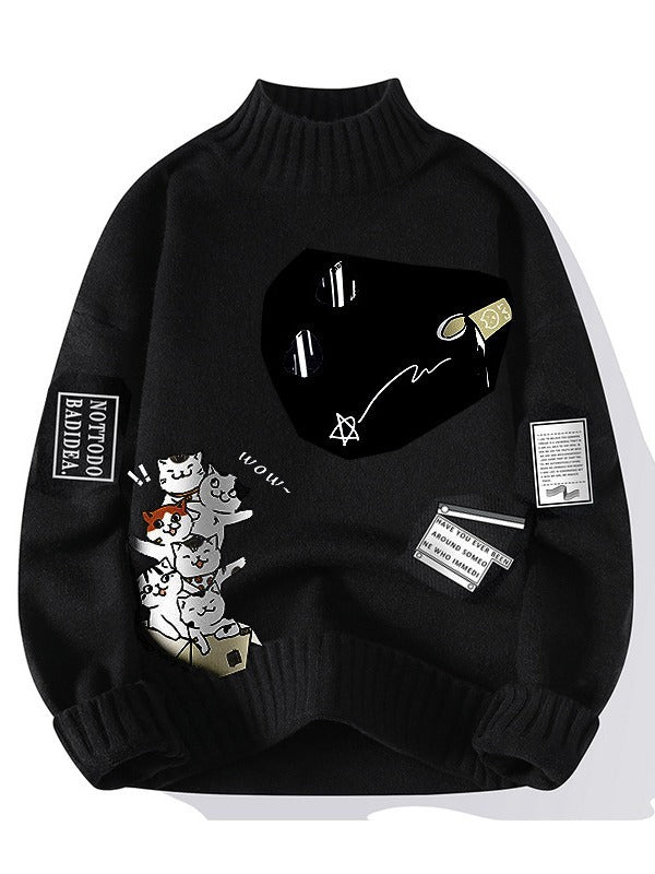 Fashion Winter Men's Thickened Sweater