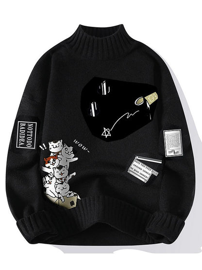 Fashion Winter Men's Thickened Sweater