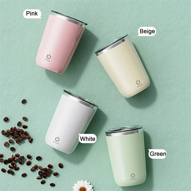 Automatic self-stirring mug
