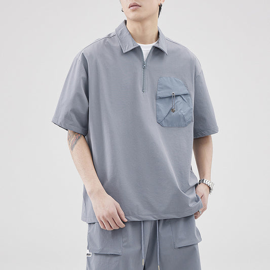 Japanese Quick-drying Stitching Shell Jacket
