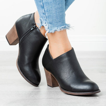 Casual Plus Size Women Pointed Toe Fashion Boots PU Viscose