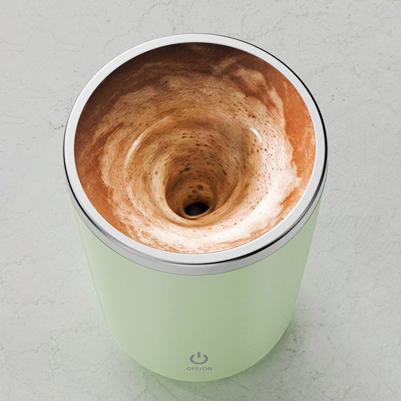 Automatic self-stirring mug