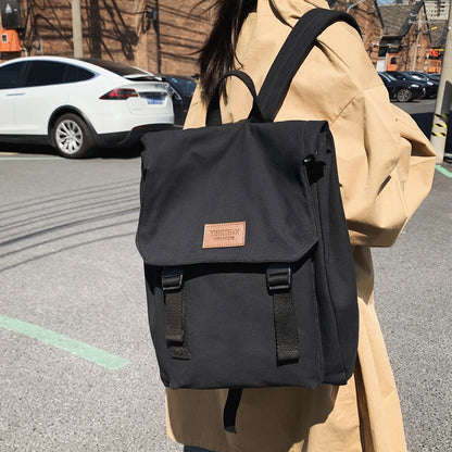 Canvas schoolbag for girls