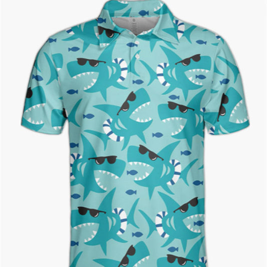 Plus Size Men's Fashion 3D Digital Printing